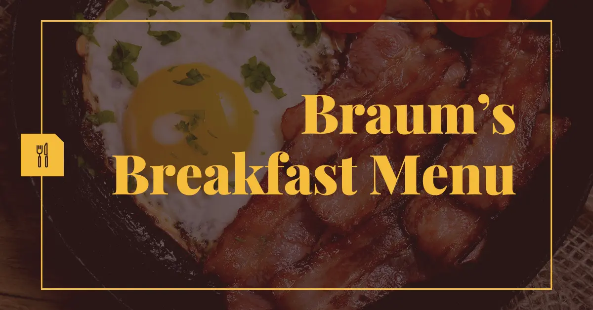 Braum’s Breakfast Menu