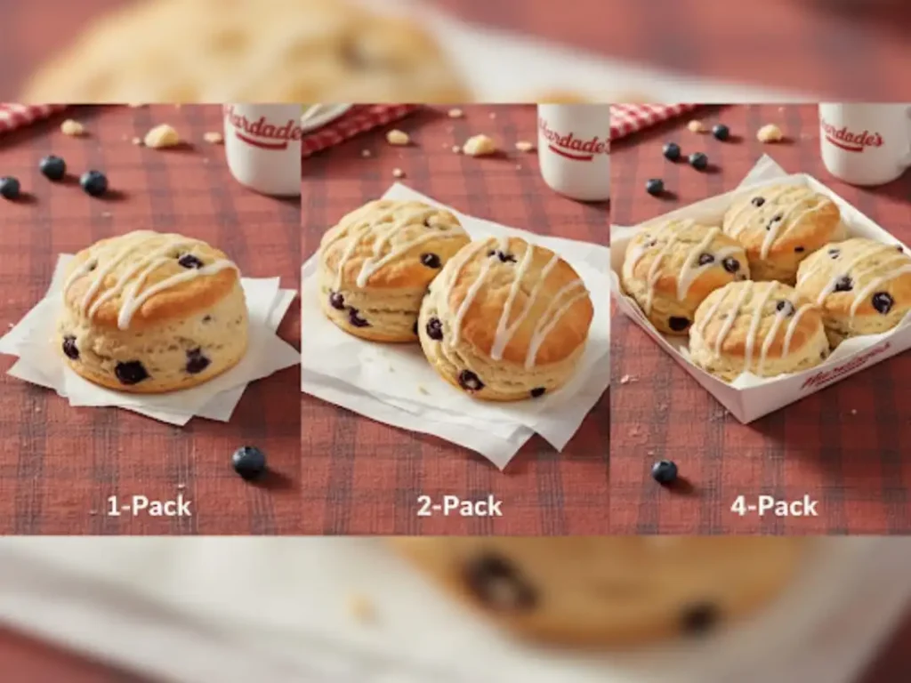 Hardee’s Blueberry Biscuit (1, 2-Pack, 4-Pack)