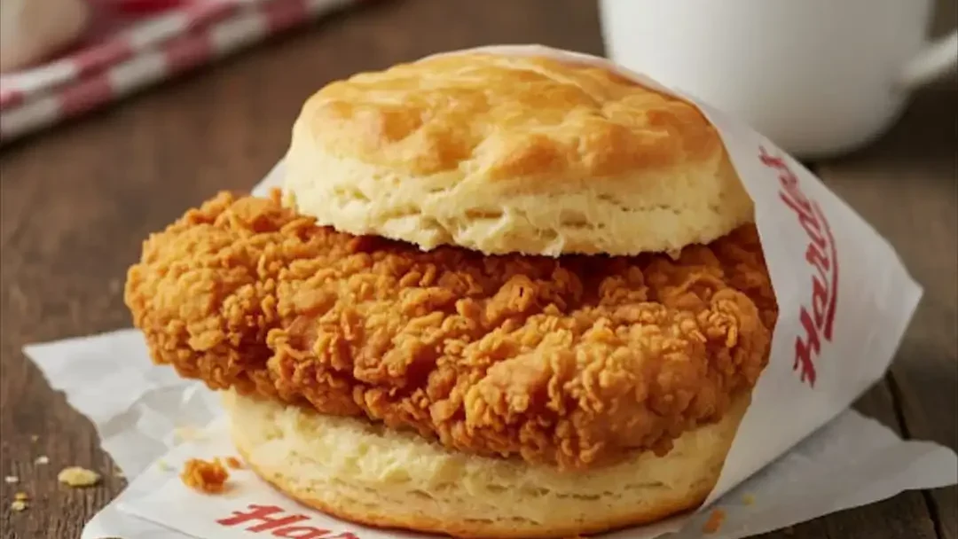 Hardee’s Hand-Breaded Chicken Biscuit