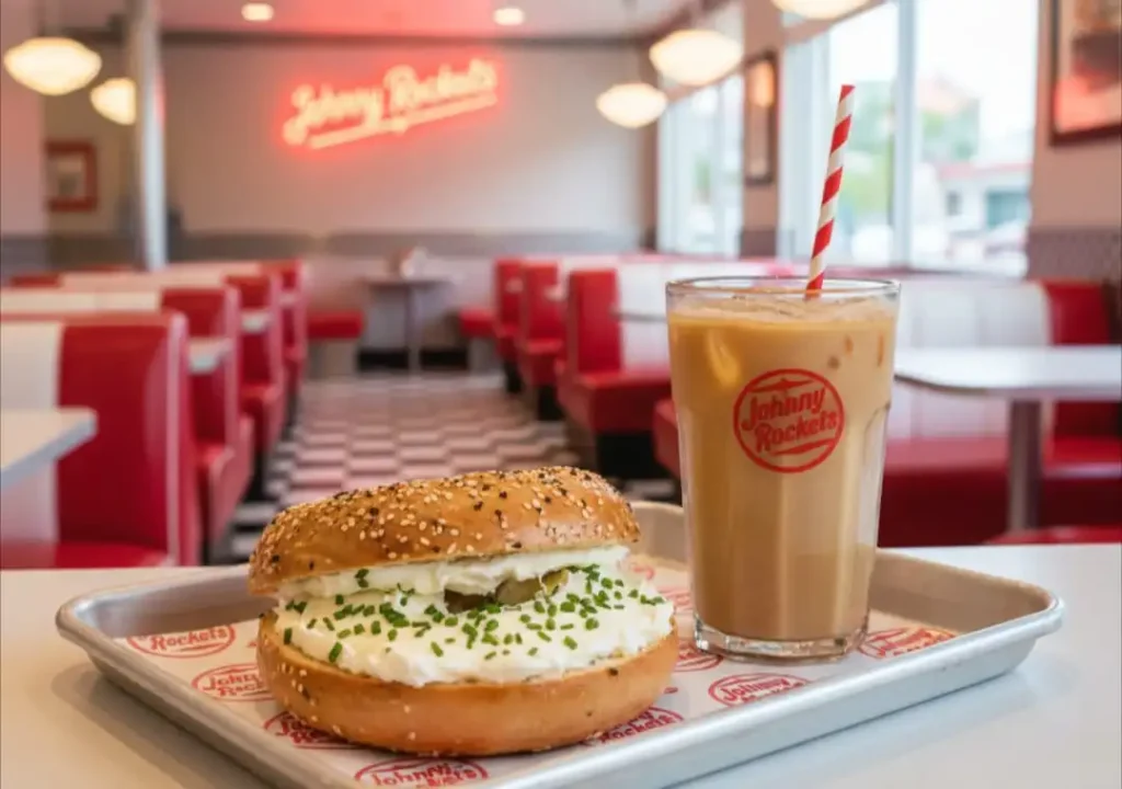 Johnny Rockets Bagel & Cream Cheese