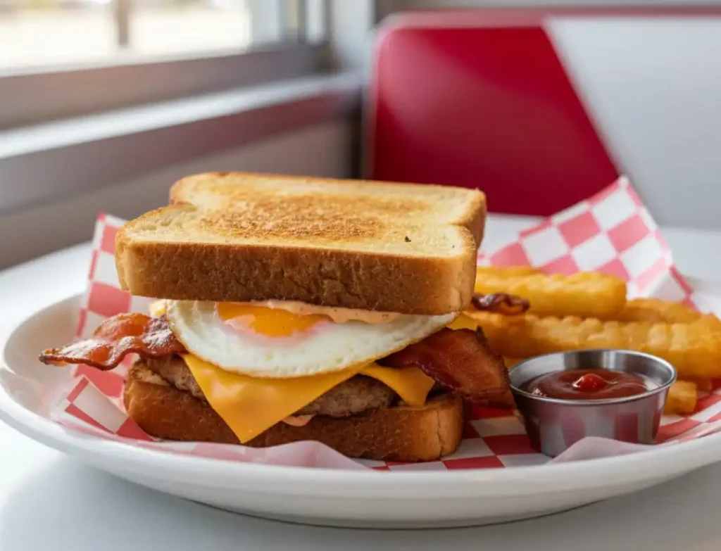 Johnny Rockets Breakfast Sandwich 