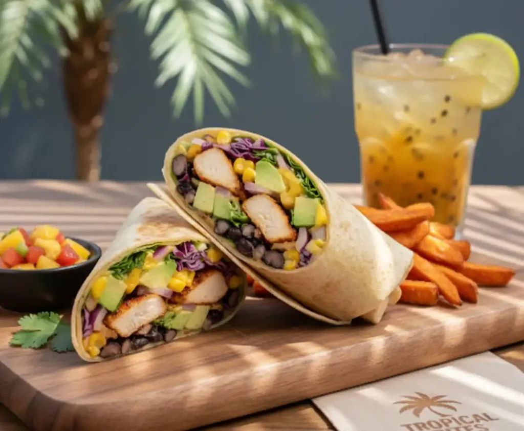 Tropical Cafe Southwest Wrap