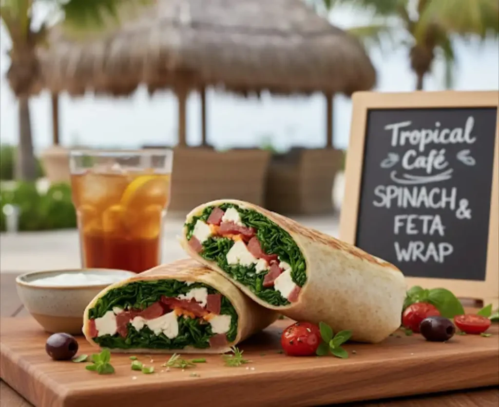 tropical smoothie cafe Spinach & Feta Wrap