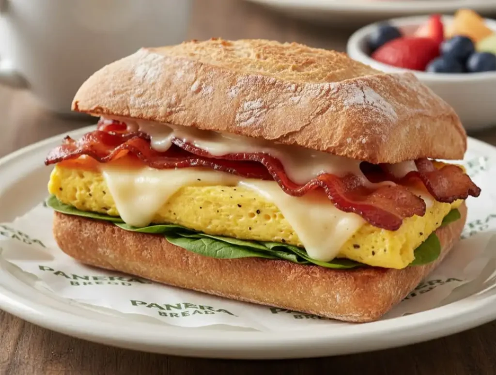 Bacon, Egg + Cheese on Ciabatta