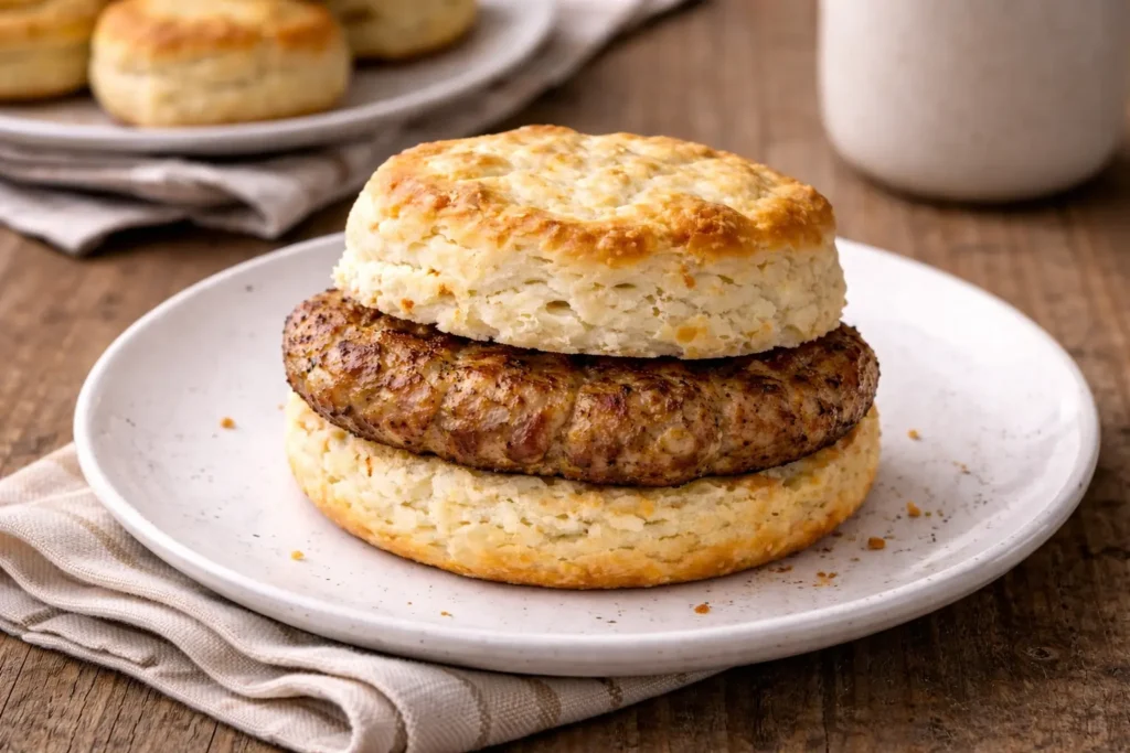 Biscuit Sandwich with Sausage
