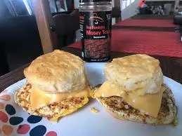 Biscuit with Bacon or Sausage