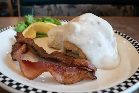 Biscuits & Gravy with Bacon