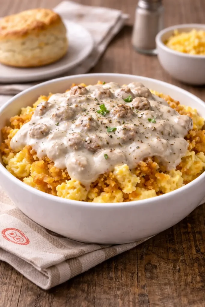 Breakfast Bowl with Gravy