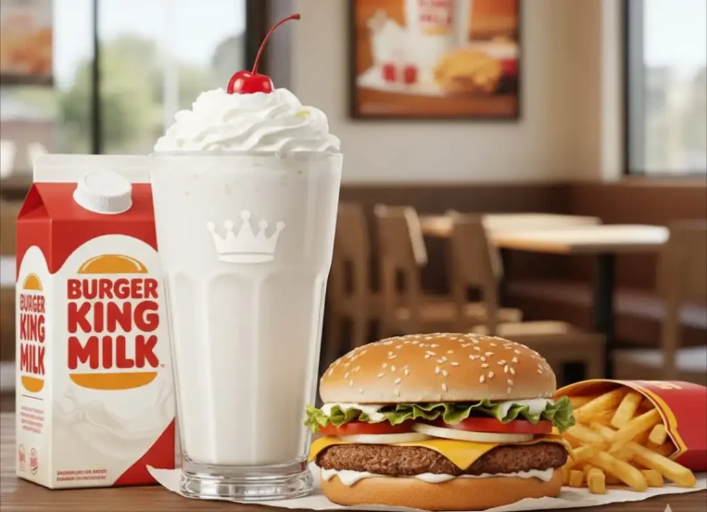 Burger King Breakfast Menu 2025 - Full Items & Nutrition 24 Burger King Milk