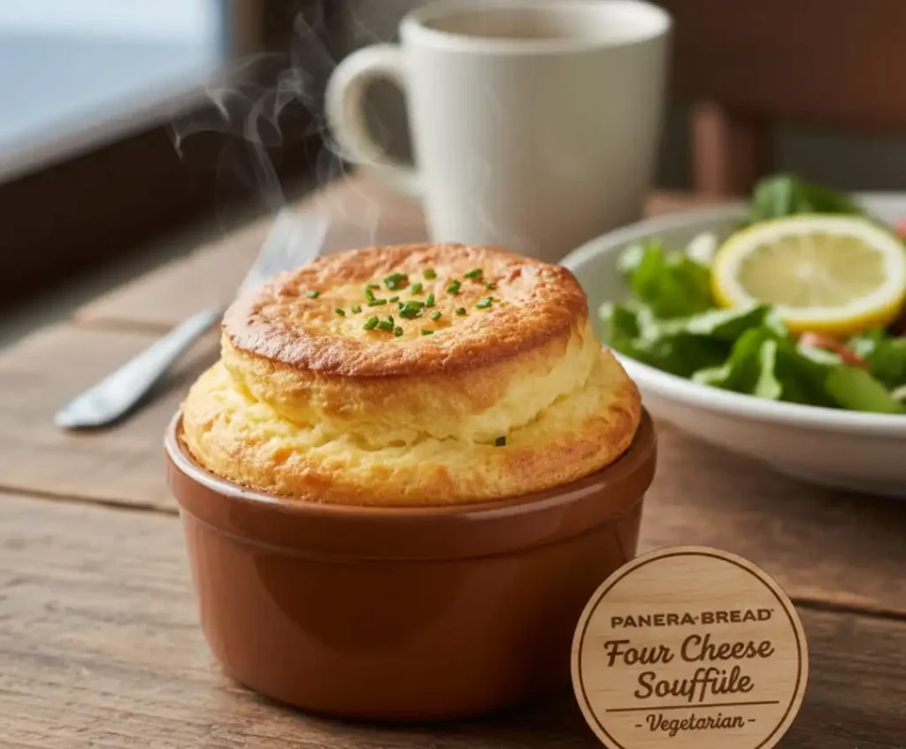 Four Cheese Soufflé (Vegetarian)