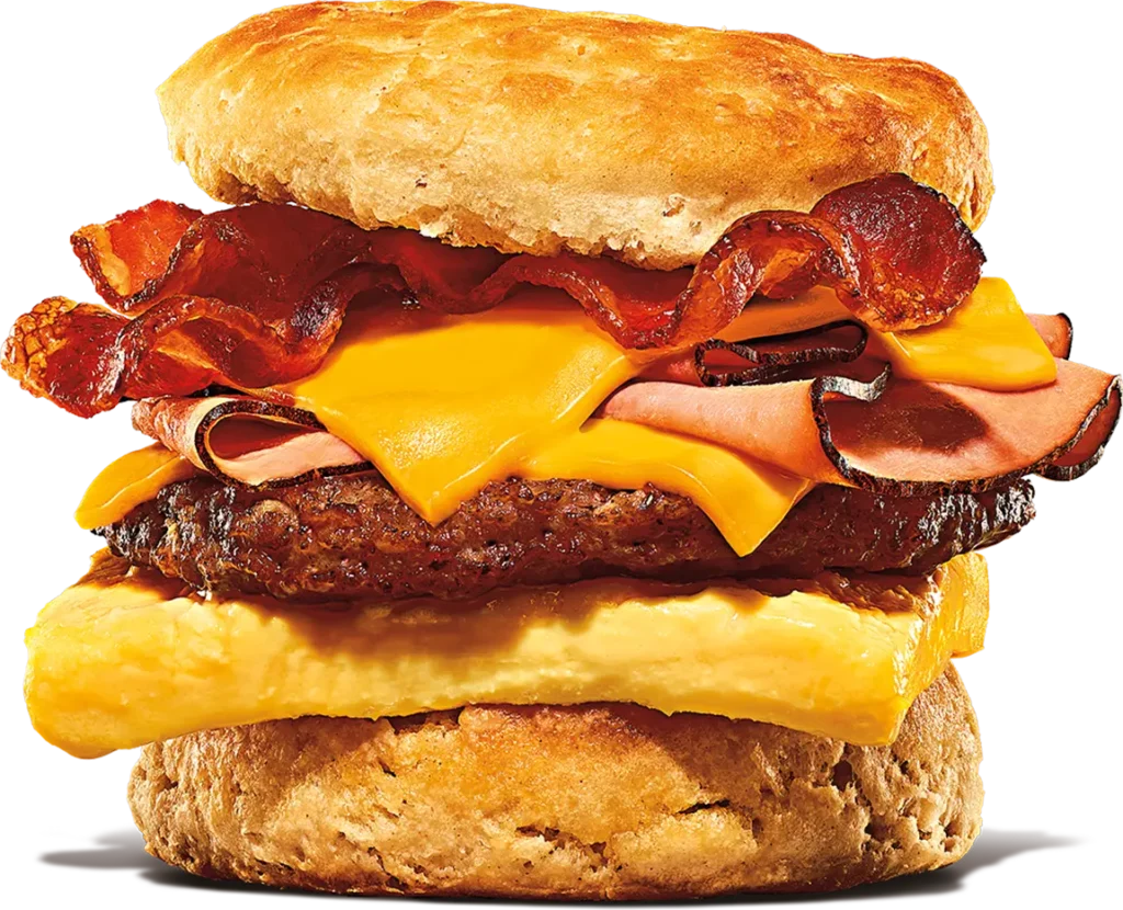 Burger King Breakfast Menu 2025 - Full Items & Nutrition 13 Fully Loaded Biscuit