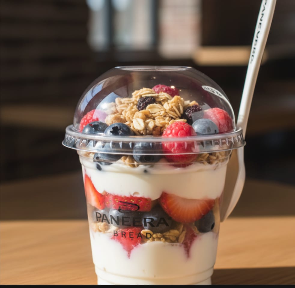 Greek Yogurt with Mixed Berries Parfait