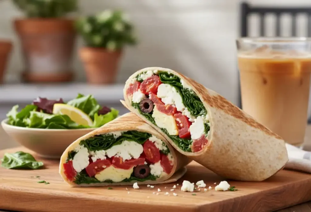 Mediterranean Egg White Wrap