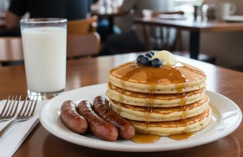 Pancakes with Sausage Links