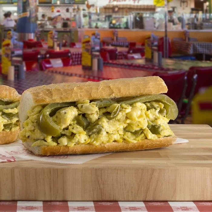 Pepper, Egg & Cheese Sandwich