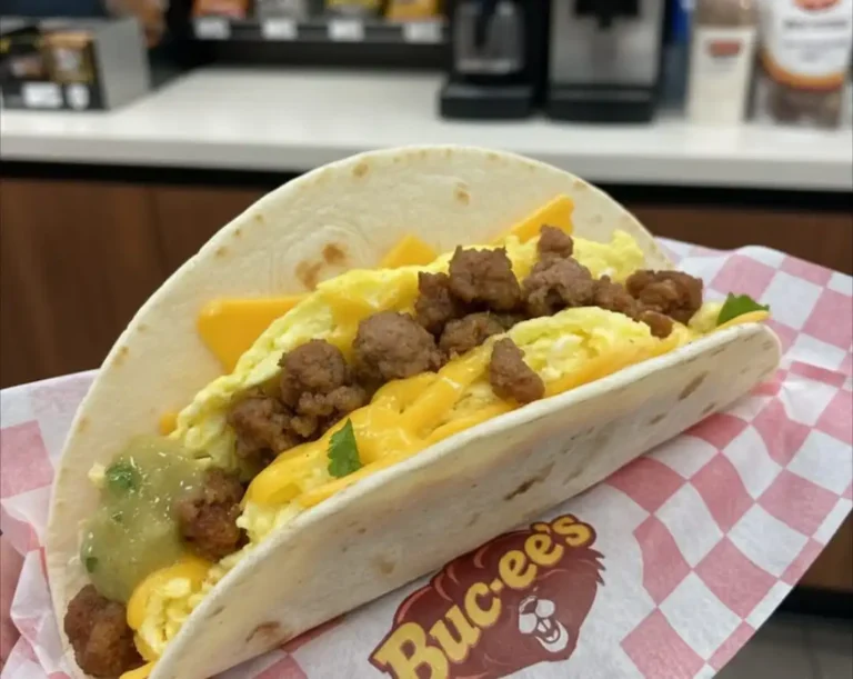 Buc-ee’s Sausage, Egg & Cheese Taco