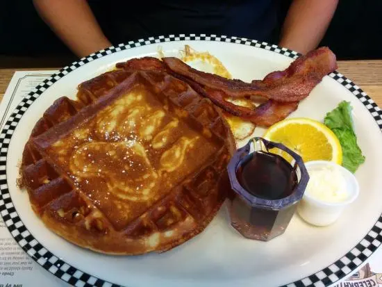 Waffle with Bacon