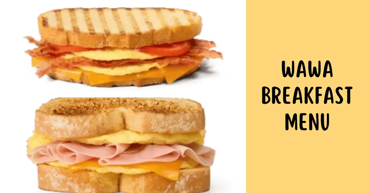 Wawa Breakfast Menu