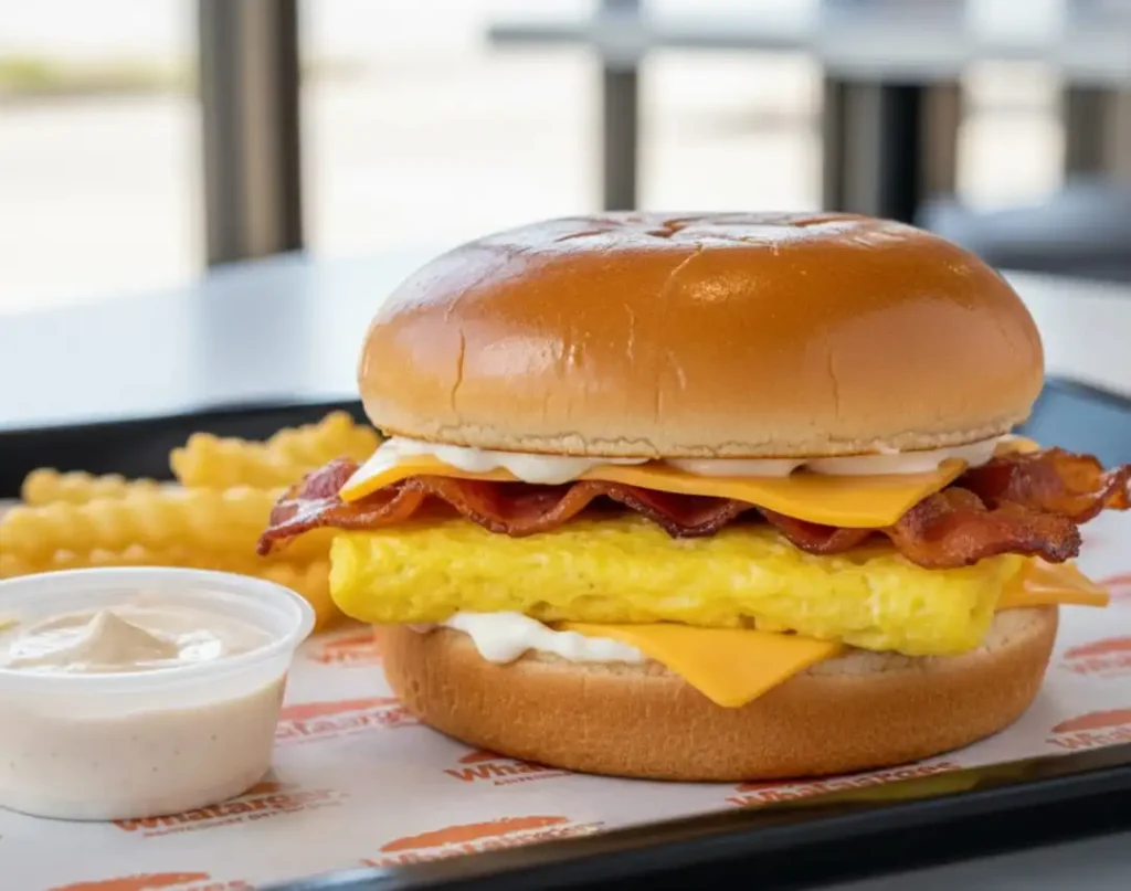 Whataburger Breakfast On A Bun