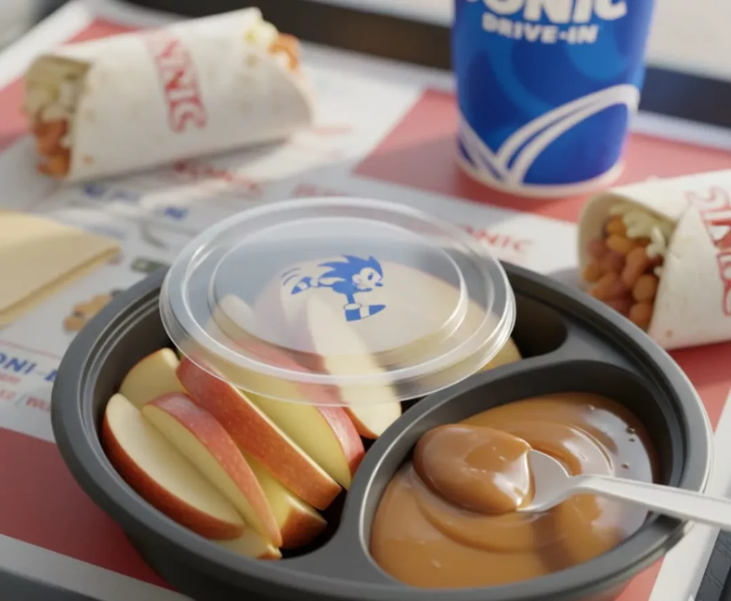 Apple Slices with Caramel Dip