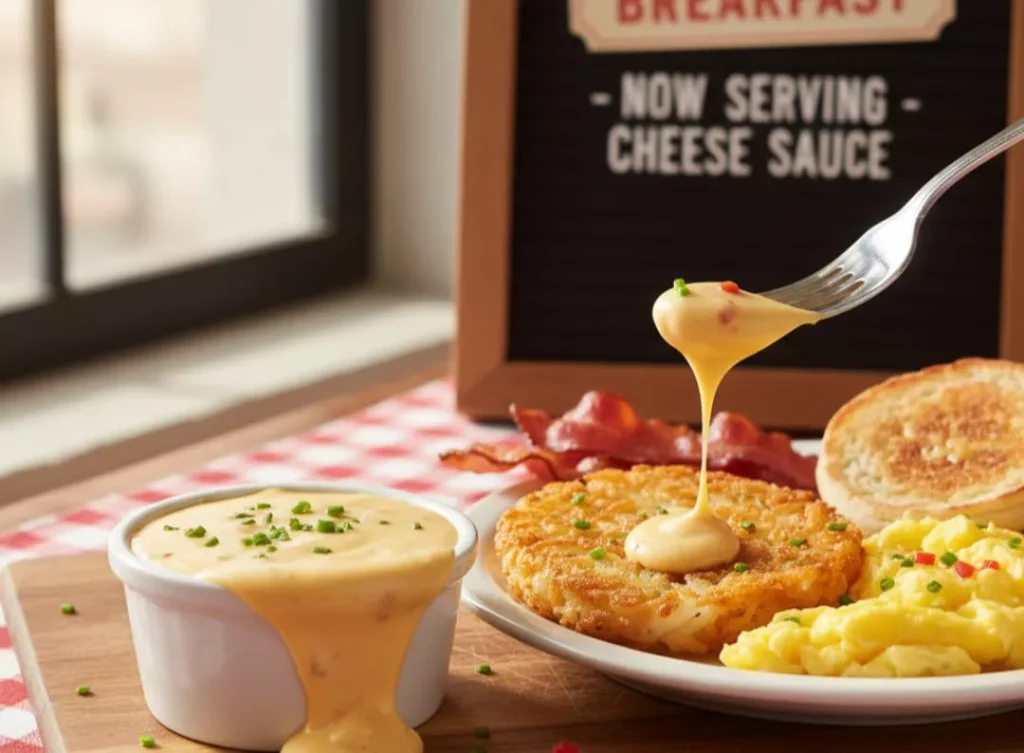 Cheese Sauce (served with some breakfast items)