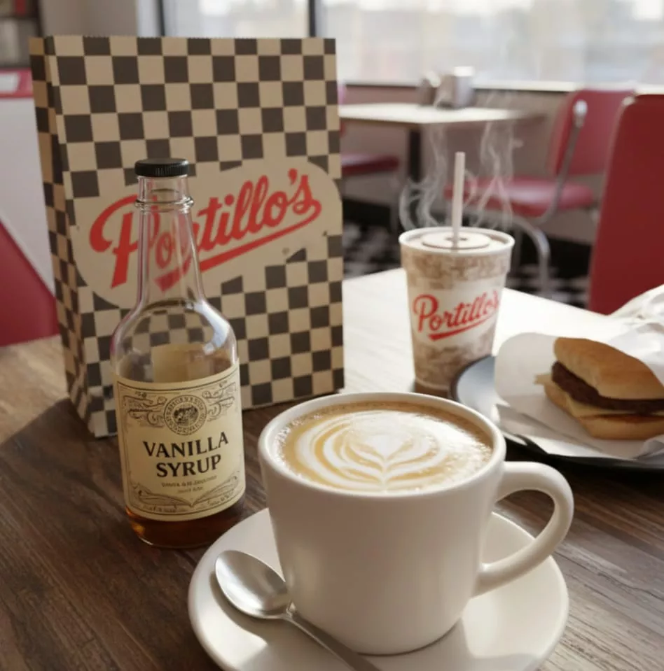 Coffee with Vanilla Syrup