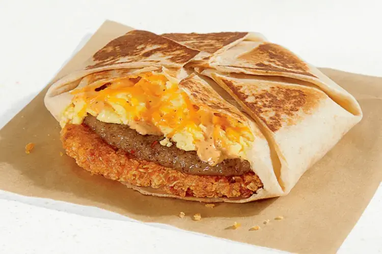 taco bell Breakfast Crunchwrap (Sausage)