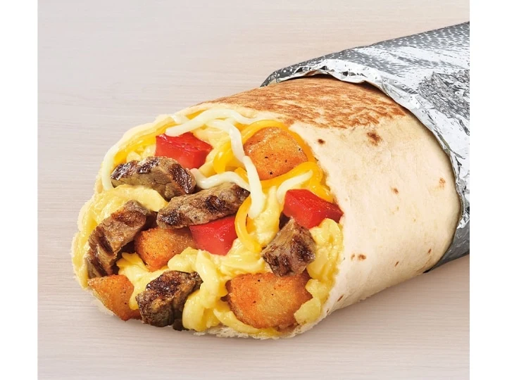 taco bell Grande Toasted Breakfast Burrito (Steak)