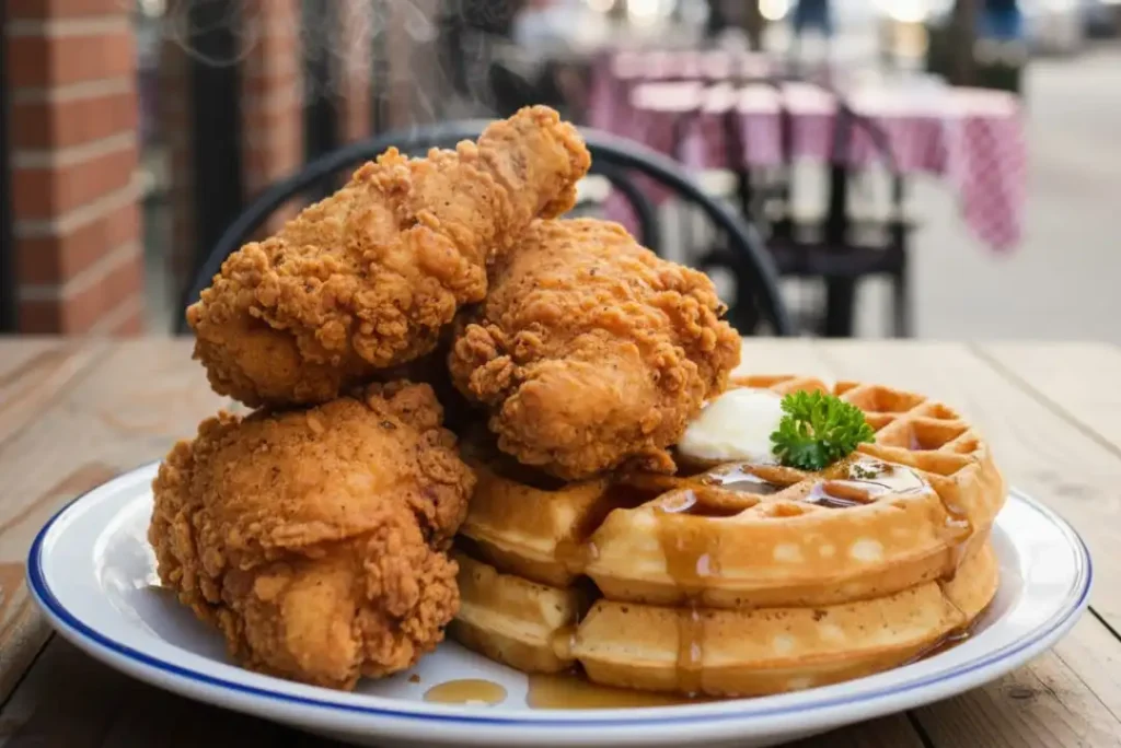 Crispy Fried Chicken & Waffles