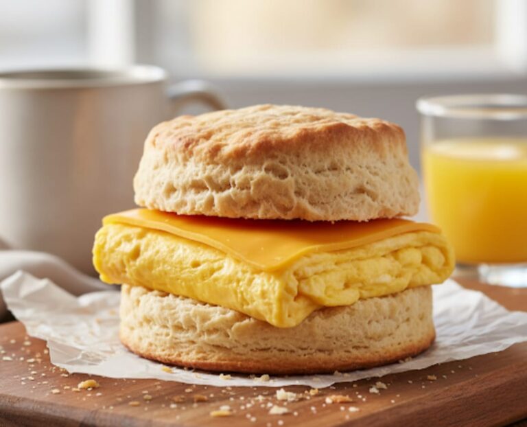 Biscuitville Breakfast Menu with Prices (2025 Full Guide) 7 Egg & Cheese Biscuit