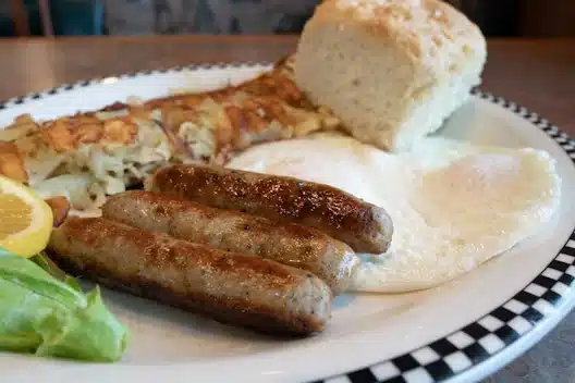 Black Bear Diner Breakfast Menu: Full Guide & Nutrition 37 Link Sausage & Eggs