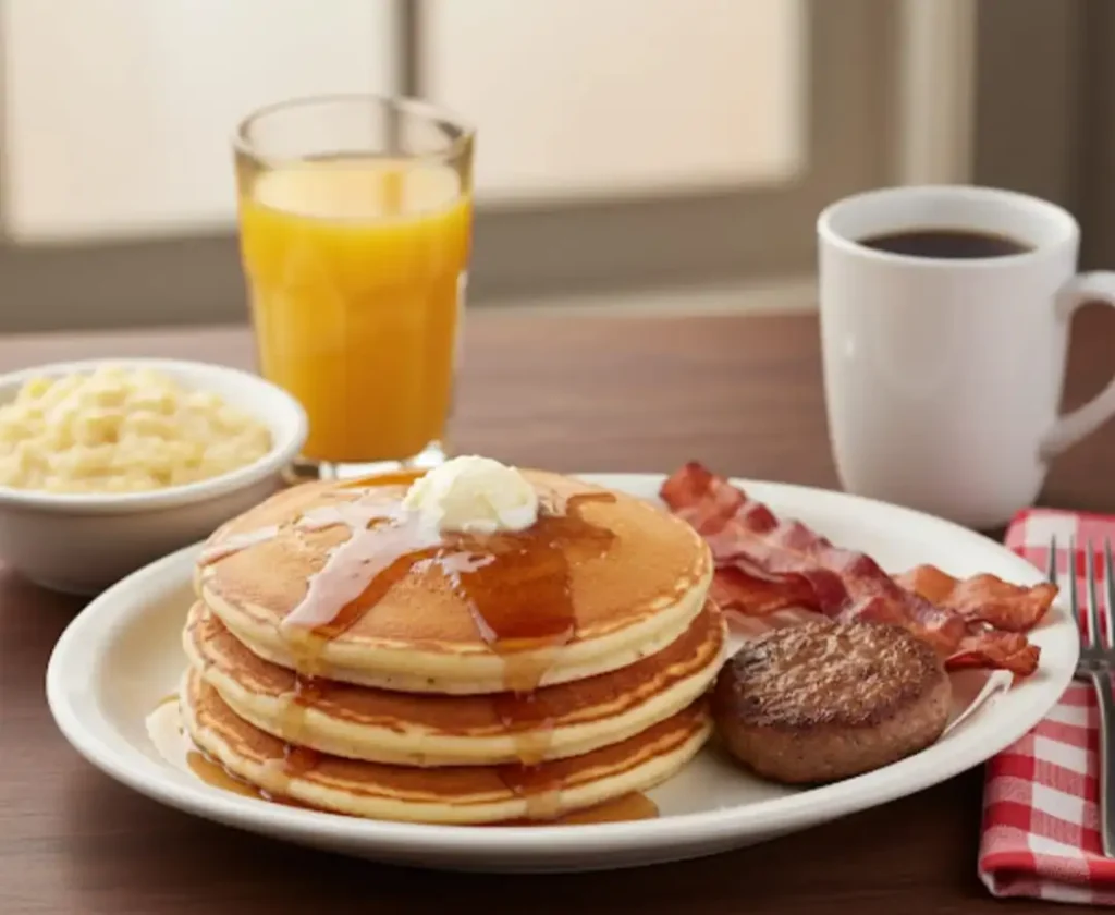 Biscuitville Breakfast Menu with Prices (2025 Full Guide) 9 Pancake Platter
