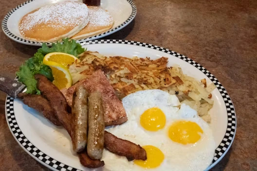 Black Bear Diner Breakfast Menu: Full Guide & Nutrition 41 Thick-Cut Smoked Bacon & Eggs
