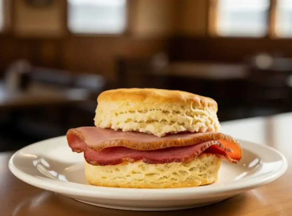 Biscuitville Breakfast Menu with Prices (2025 Full Guide) 3 Country Ham Biscuit