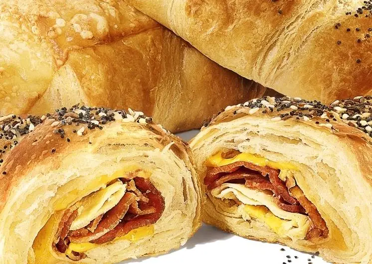 Dunkin Donut Breakfast Menu: Best Sandwiches Donuts & Drinks 26 Ham & Cheese Croissant Stuffer