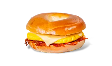 Bacon, Egg & Cheese on a Bagel
