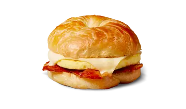 Bacon, Egg & Cheese on a Croissant