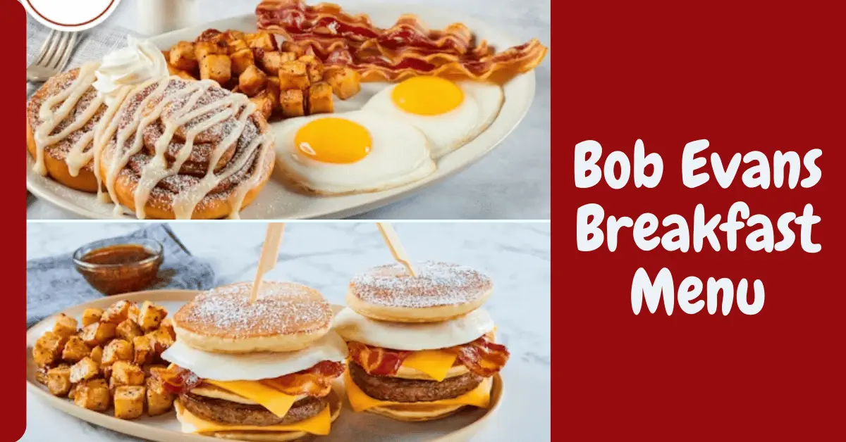 Bob Evans Breakfast Menu