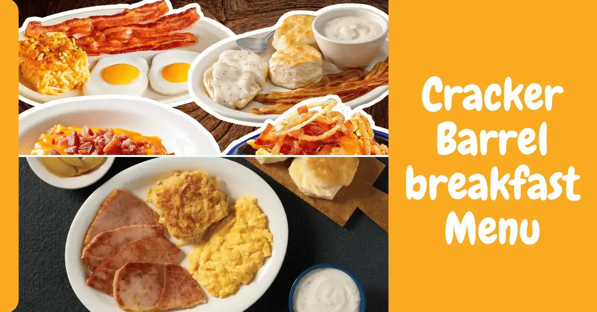 Cracker Barrel breakfast Menu