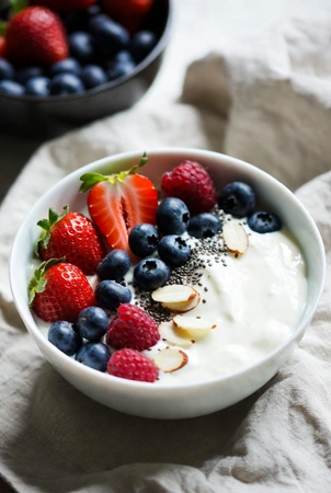 Greek Yogurt Berry Bowl