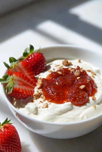 Strawberry Chia Jam Yogurt Bowl