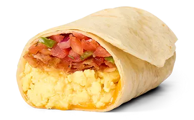 Applewood Smoked Bacon Burrito
