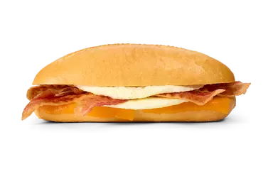 Applewood Smoked Bacon & Egg White Omelet Hoagie