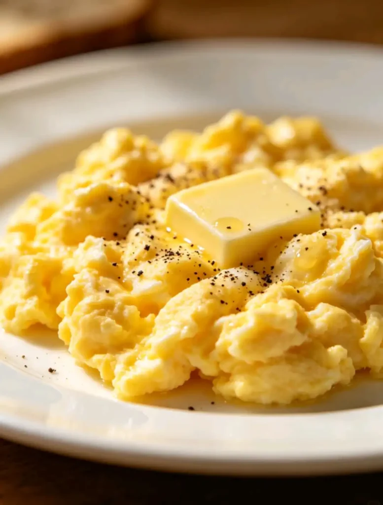 1- Classic Fluffy Scrambled Eggs