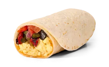 Fajita Veggie Breakfast Burrito
