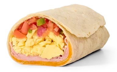 Ham Breakfast Burrito
