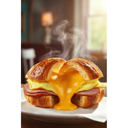 Ham, Egg & Cheese Croissant