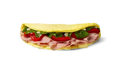 Ham Egg Omelet Bowl
