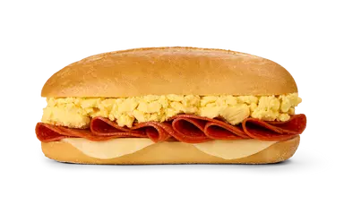 Pepperoni, Scrambled Egg & Cheese Hoagie
