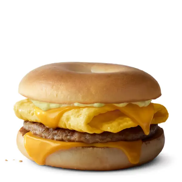Sausage, Egg & Cheese Bagel
